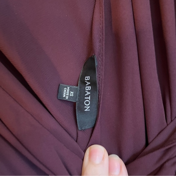 Babaton Maroon Dress - Picture 3 of 3